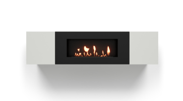 Тумба с биокамином Firelight BFP-P1600 белая